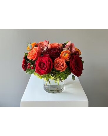 Classic Fall Centerpiece Flower Arrangement