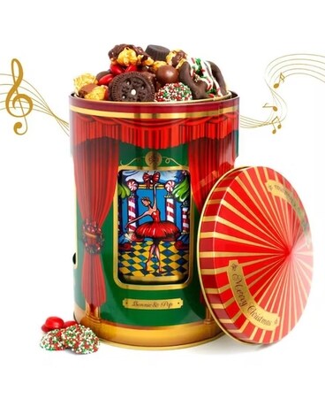 Bonnie & Pop Gourmet Jolly Jingle Musical Tin Gifts