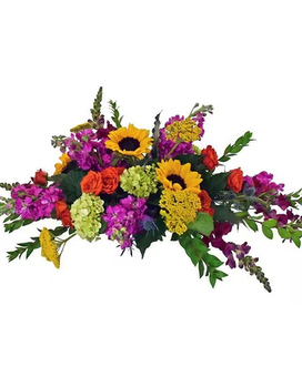 Autumn Sunset Centerpiece Flower Arrangement