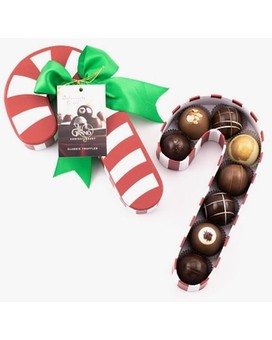 Candy Cane - 8 Pc Petite Chocolate Truffle Box Gifts