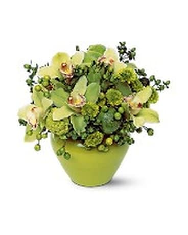 Shades of Green Flower Arrangement