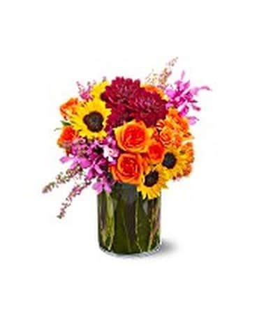 Summer Salsa Flower Arrangement