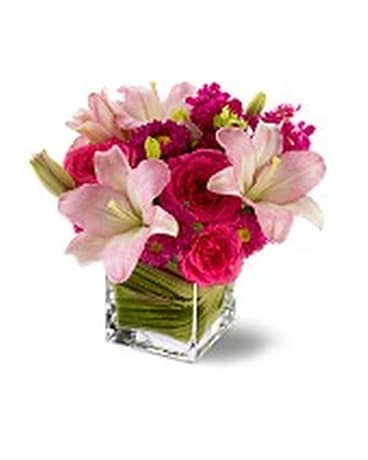 Teleflora's Posh Pinks Flower Arrangement