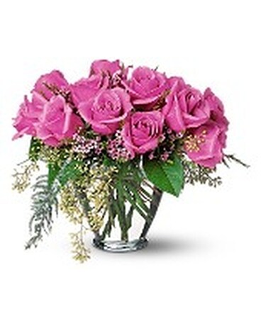A Lavender Dozen Flower Arrangement
