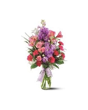 Teleflora's Fragrance Vase Flower Arrangement