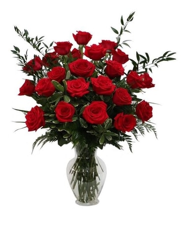 Regal Rose Vase Flower Arrangement