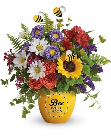 Bee Well Buzz Flower Arrangement