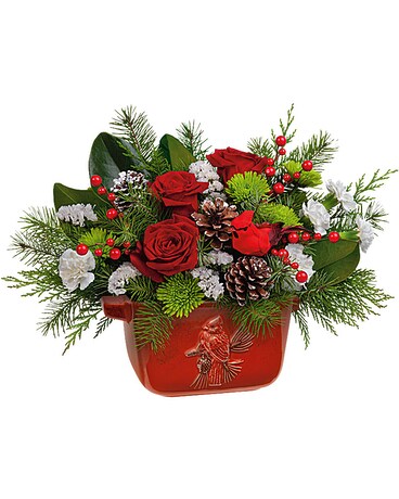 Cardinal Red Centerpiece