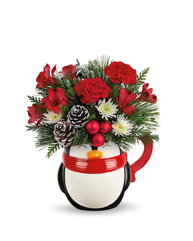 Perfect Penguin Flower Arrangement