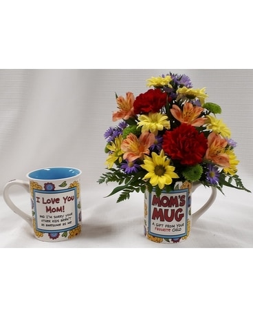 Mom's Mug, From Your Favorite Flower Arrangement