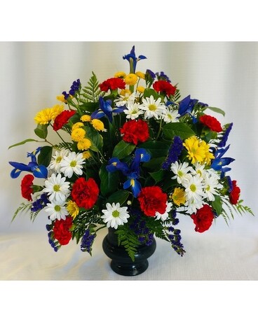 Garden Artist Funeral Arrangement