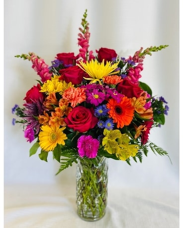 Heavenly Garden Vase Sympathy Arrangement