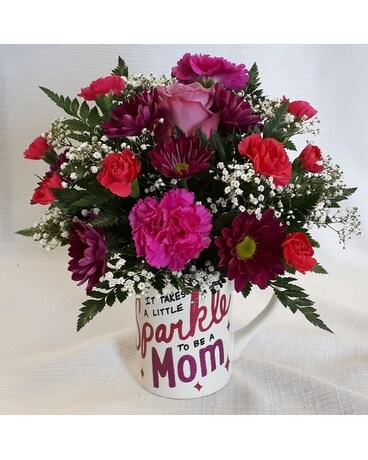 Sparkle Mom Flower Arrangement