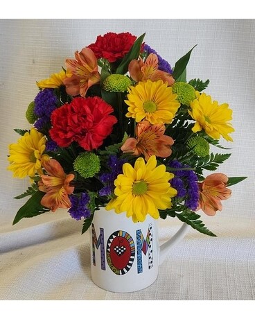Mom Is WOW Flower Arrangement
