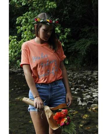 Make Today Beautiful T Shirt Flower Arrangement