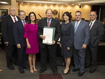 Certificate of Recognition for 50 years of service!