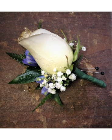 WHITE WRISTLET Prom Corsage in Haddon Heights, NJ - Freshest Flowers