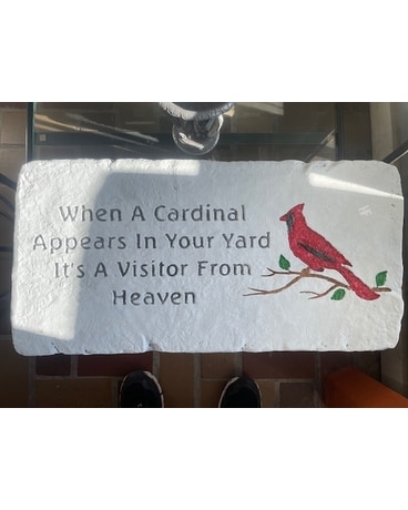 When A Cardinal Appears Sympathy Bench Gifts