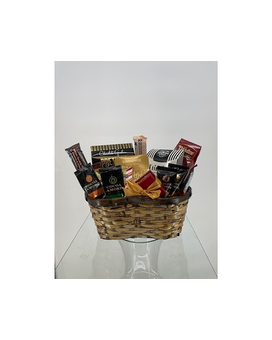 Chocolate Lovers Basket Flower Arrangement