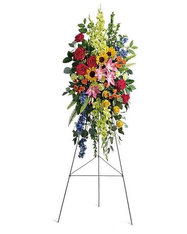Love Lives On Spray Flower Arrangement