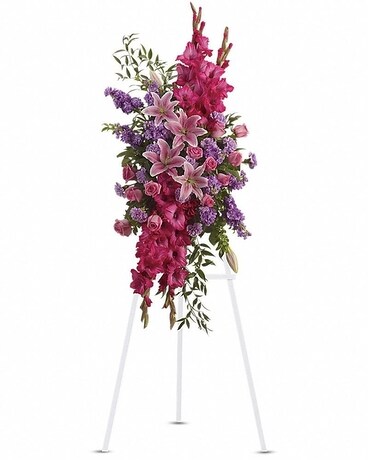 Touching Tribute Spray Flower Arrangement