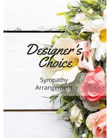 Designer's Choice Sympathy Flower Arrangement