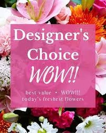 Designer's Choice WOW Flower Arrangement