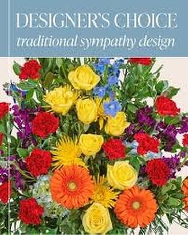 Designer's Choice Traditional sympathy Flower Arrangement