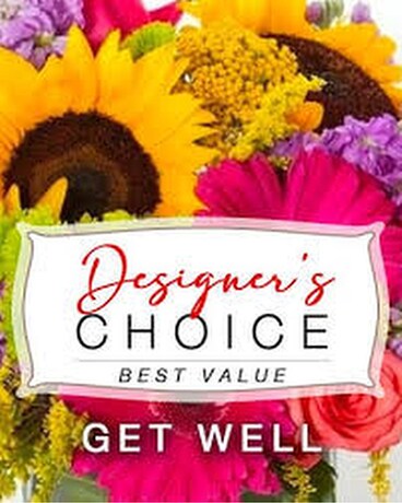 Designer's Choice Get Well Flower Arrangement
