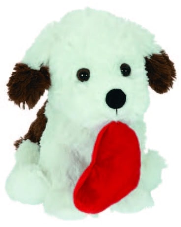 White & Brown dog with Heart Custom product