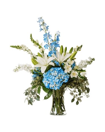 Blue Moon Flower Arrangement