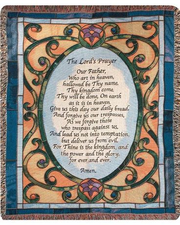 The Lord's Prayer Tapestry Flower Arrangement