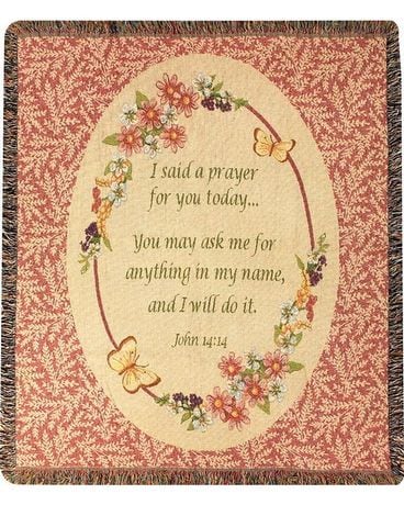 Today's Prayer Tapestry Flower Arrangement