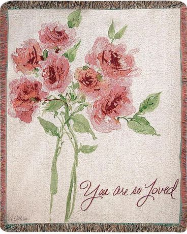 You Are So Loved Tapestry Flower Arrangement