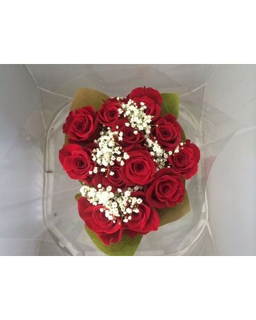 Wrapped 12 Rose Special Flowers