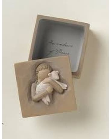 Peace On Earth Keepsake Box Flower Arrangement