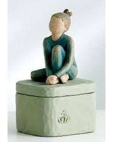 The Dancer Keepsake Box Flower Arrangement