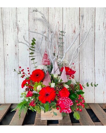 O' Christmas Tree Flower Arrangement