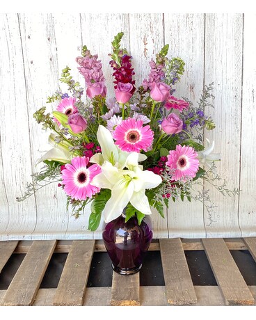 Lovely Lavender Flower Arrangement