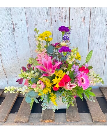 Bountiful Wishes Flower Arrangement