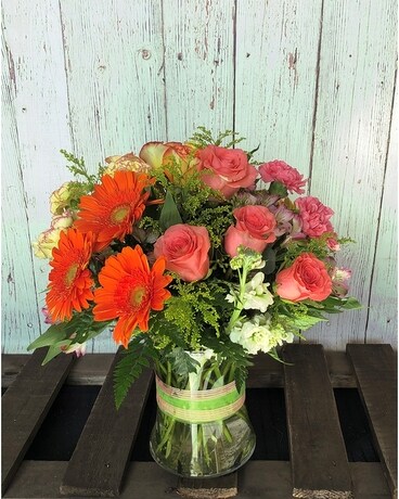 Sparky's Fashionista Flower Arrangement