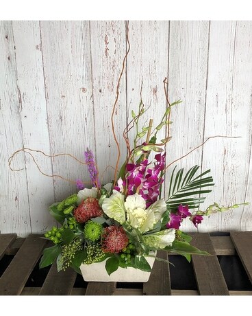Bombay Kale Zen Flower Arrangement