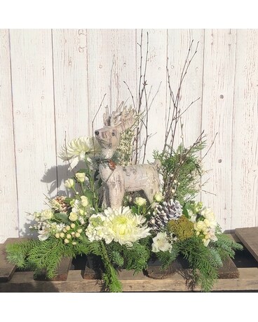 Winter Wonderland White Flower Arrangement