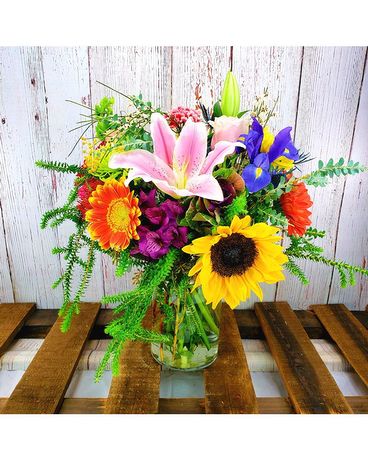 Deluxe MarketFresh Vase (12 Week Subscription) Flower Arrangement