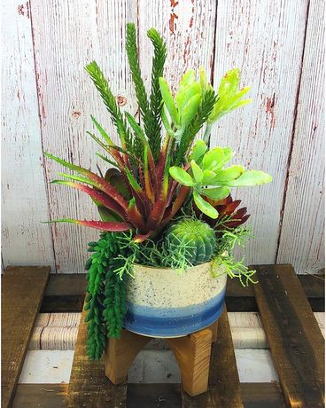 Faux Succulent Garden #13 Custom product