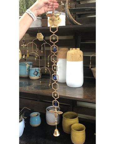 Honeycomb Bee Chime w/ Bell Gifts