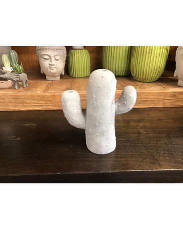 Stone Cactus Candle Holder Gifts