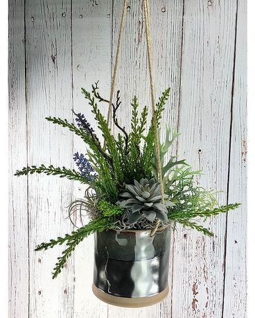 Faux Hanging Garden #20 Flower Arrangement
