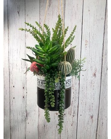 Faux Hanging Garden #17 Flower Arrangement
