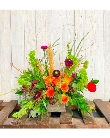 Harvest Moon Flower Arrangement